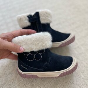 Suede ankle boots